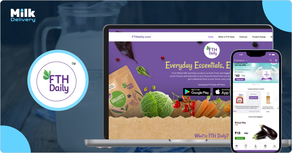 FTH DAILY Milk Delivery app