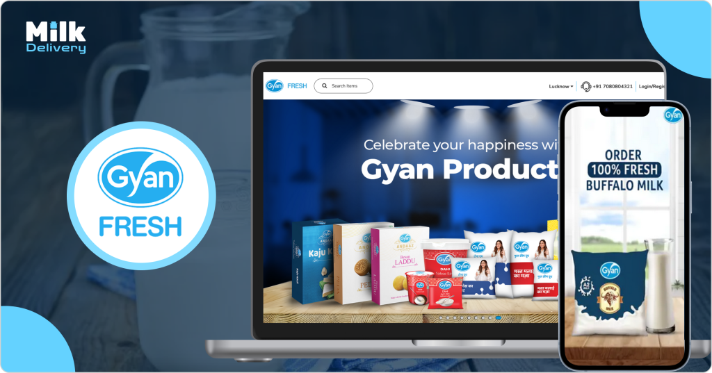 Gyan Daily Online Fresh Milk Delivery app
